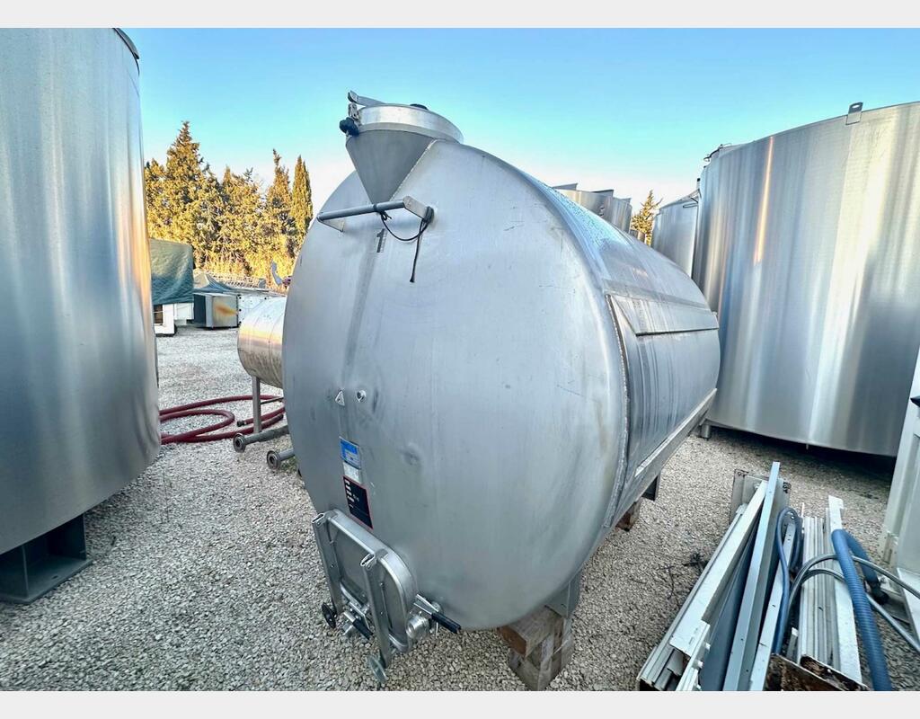 Cuve inox - Horizontale 50 HL (5 000 litres)