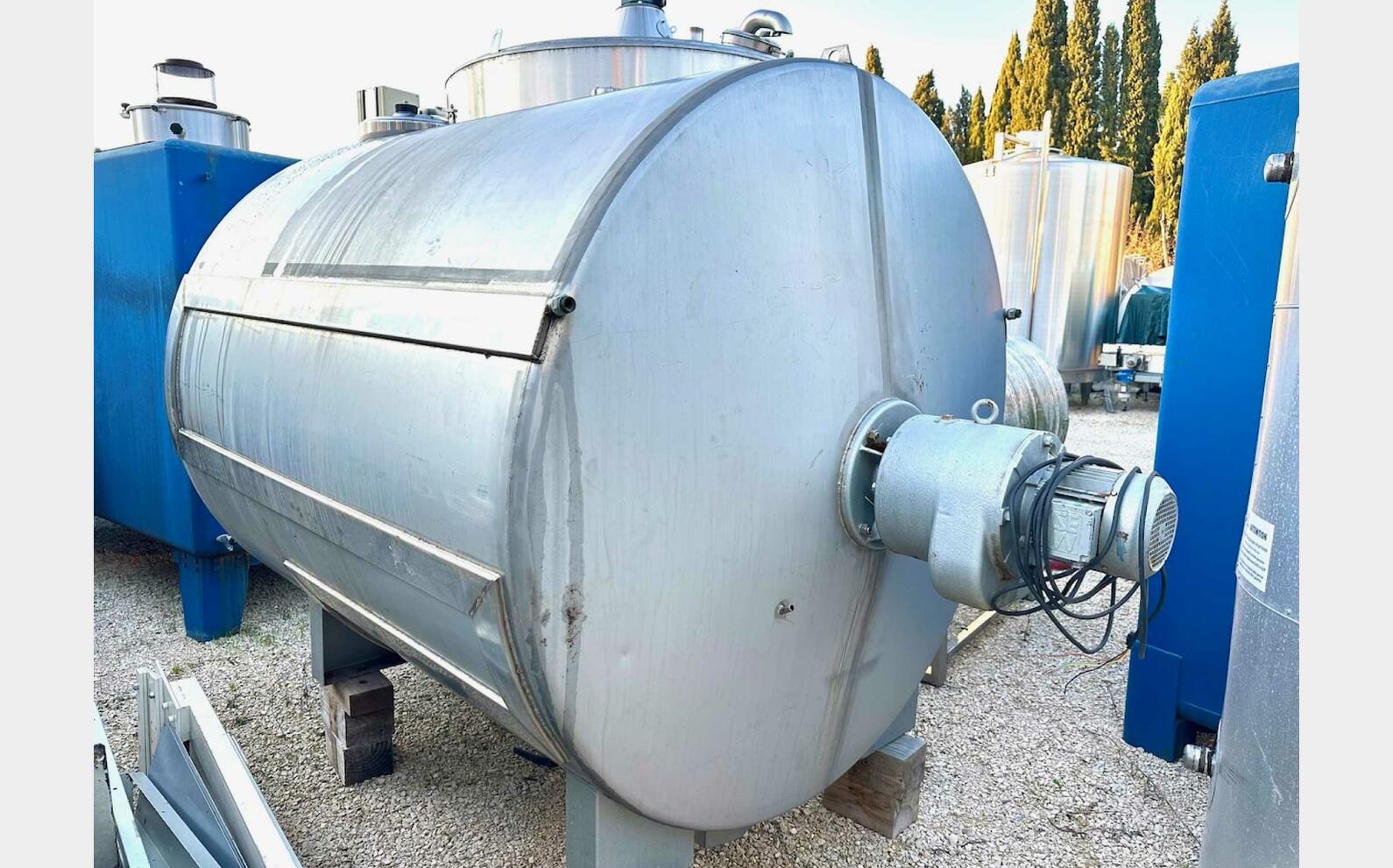 Cuve inox - Horizontale 50 HL (5 000 litres)