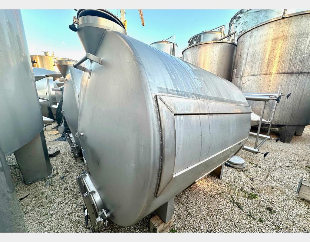 Cuve inox - Horizontale 50 HL (5 000 litres)