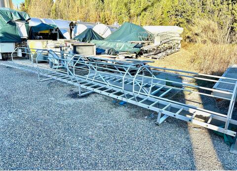 Crinoline ladder - Aluminium