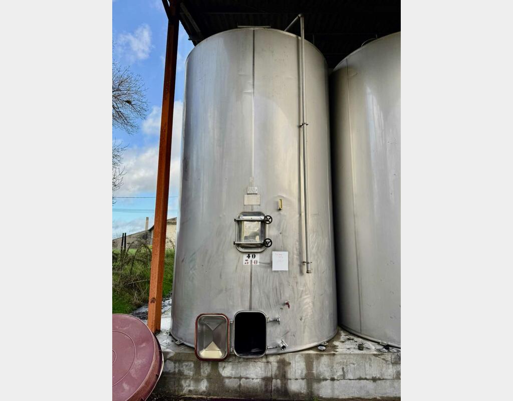 304 ss tank - Closed 300 HL (30,000 litres)