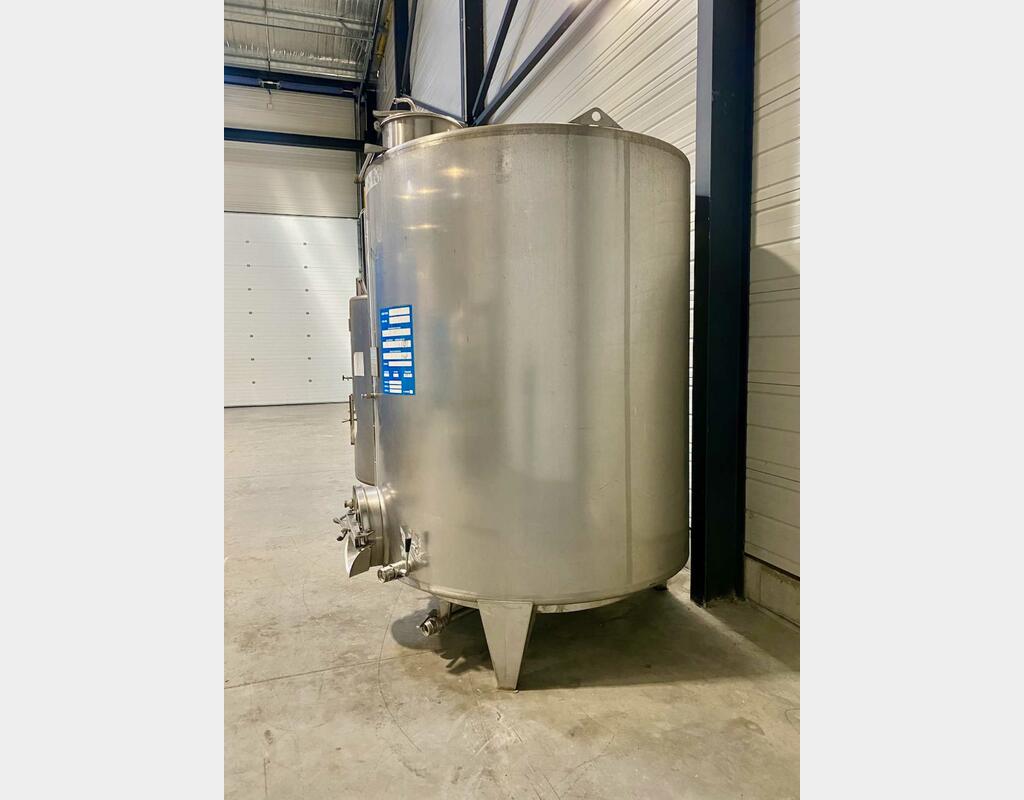 Cuve inox 304 - Fermée - Sur pieds