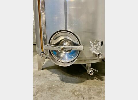 Cuve inox 316 - Ferm&eacute;e sur pieds 50 HL (5 000 litres) ALBRIGI