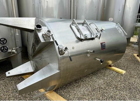 Cuve inox - Fond conique 53 HL (5 300 litres) AGRIFOY