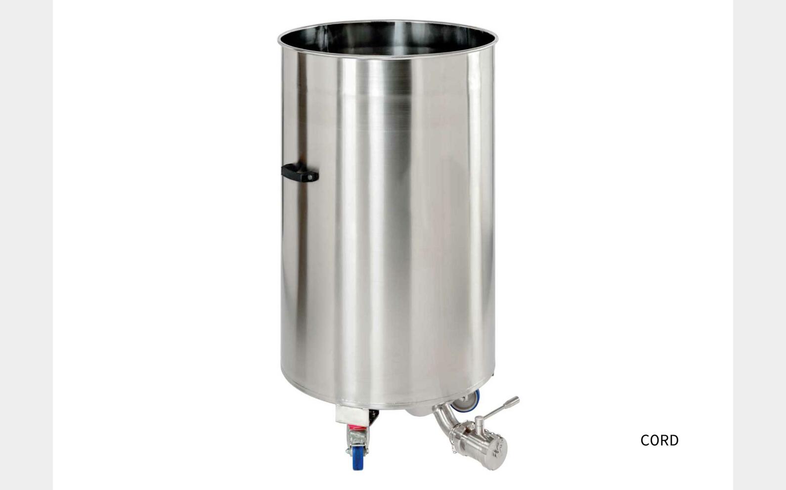 304 or 316 ss tanks - COR From 0.58 HL (58 litres) to 7.22 HL (722 litres) ARSILAC