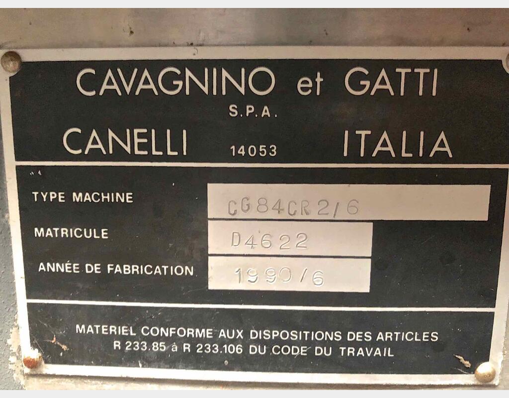 Etiqueuteuse PU0118 CAVANINO-GATTI