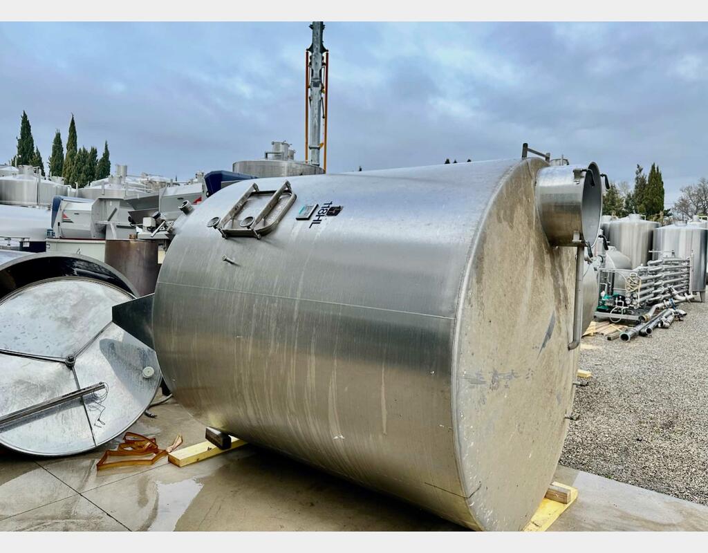 Cuve inox fermée - Thermorégulée - Stockage