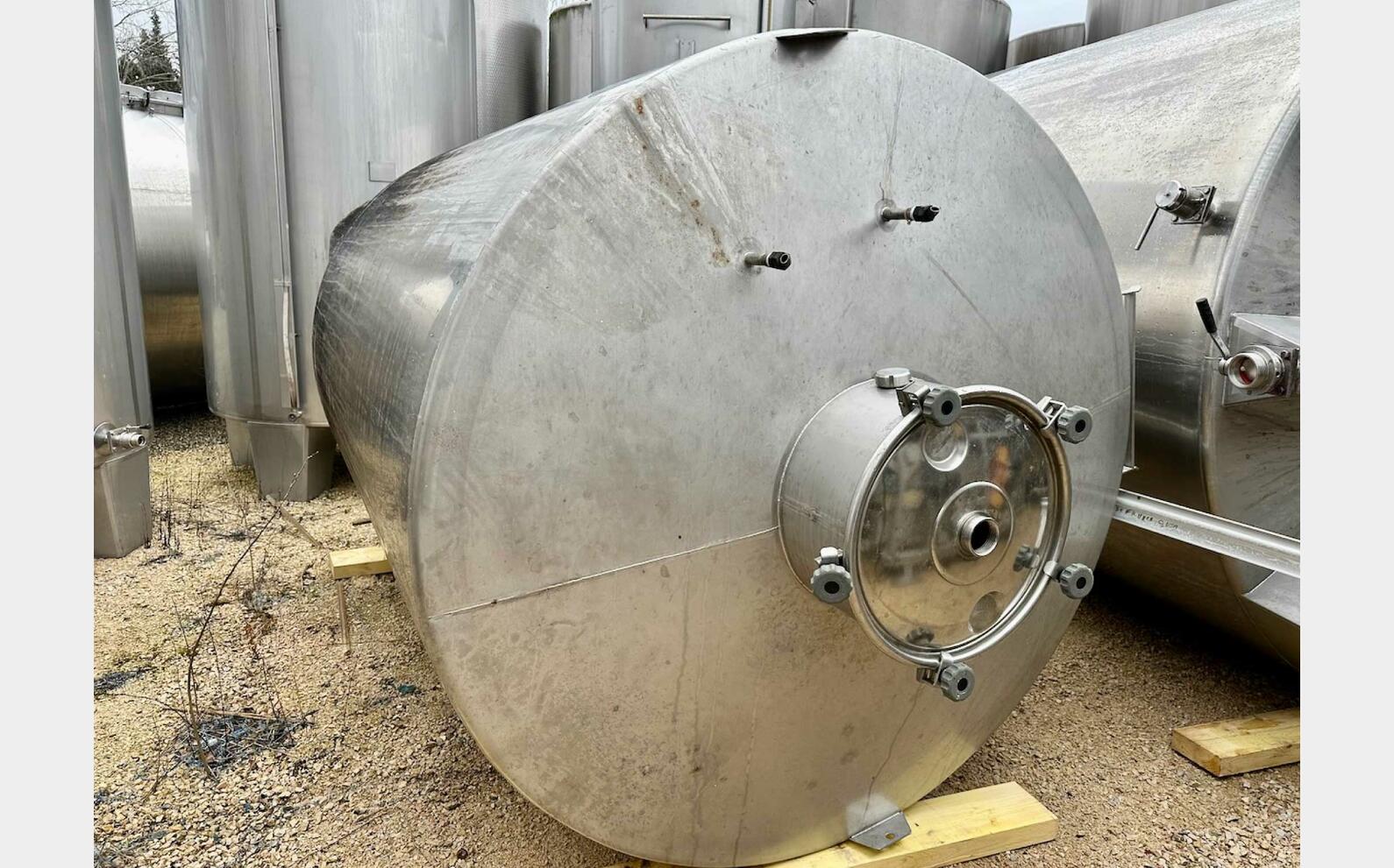Cuve inox - Fond conique 77 HL (7 700 litres) LEJEUNE