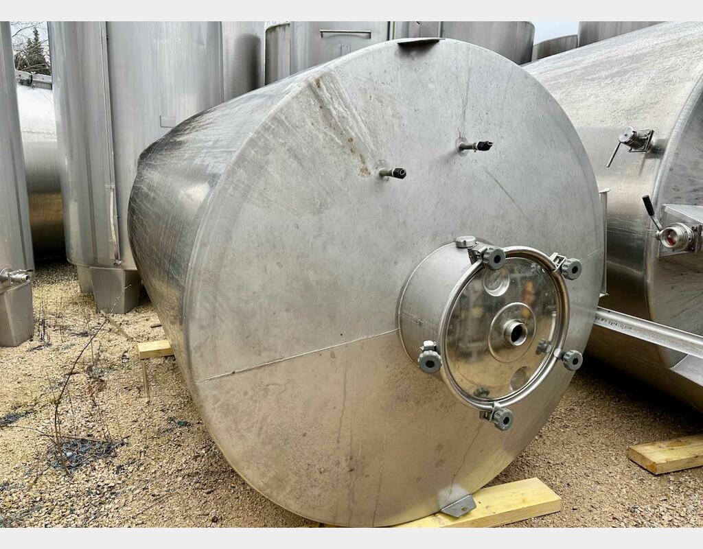 Cuve inox fermée - Thermorégulée - Stockage