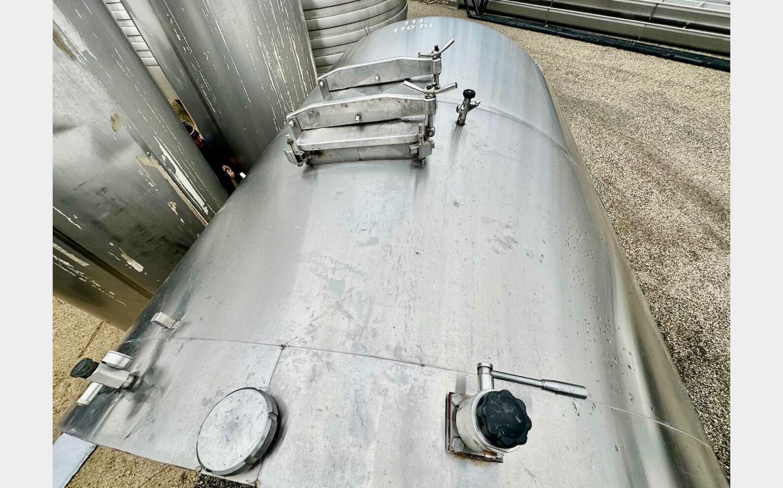 Ss tank - Flat bottom 110 HL (11,000 litres) SEDEM