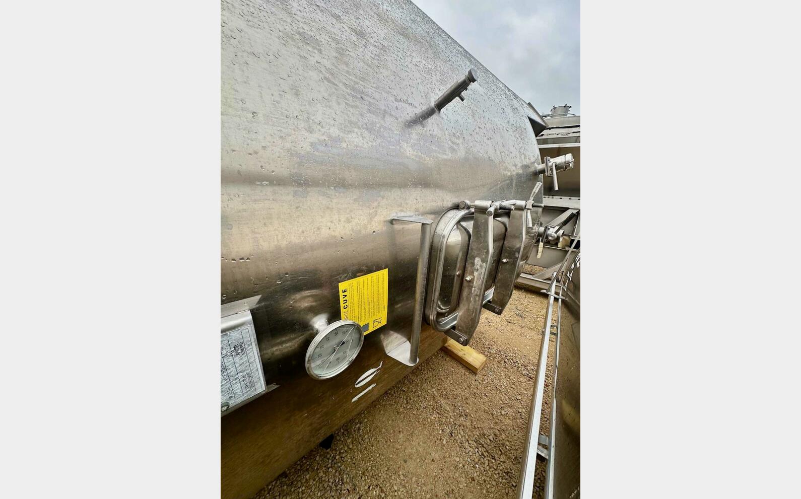 Ss tank - Conical bottom 152 HL (15,200 litres) DABRIGEON