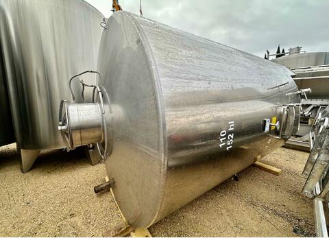 Cuve inox - Fond conique 152 HL (15 200 litres) DABRIGEON