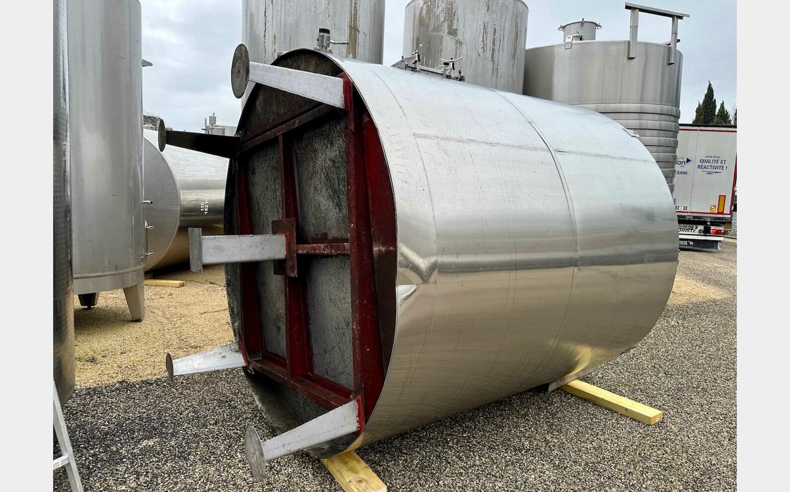 Ss tank - Flat bottom 110 HL (11,000 litres) SEDEM