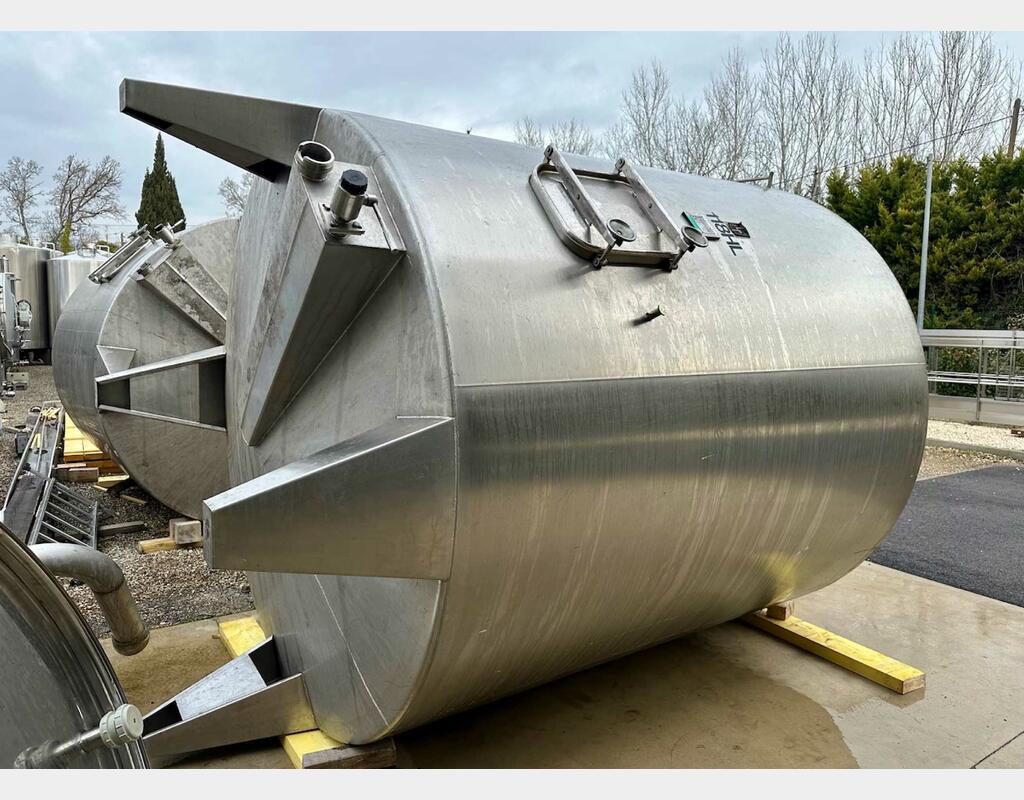 Ss tank - Conical bottom 118 HL (11,800 litres) LEJEUNE