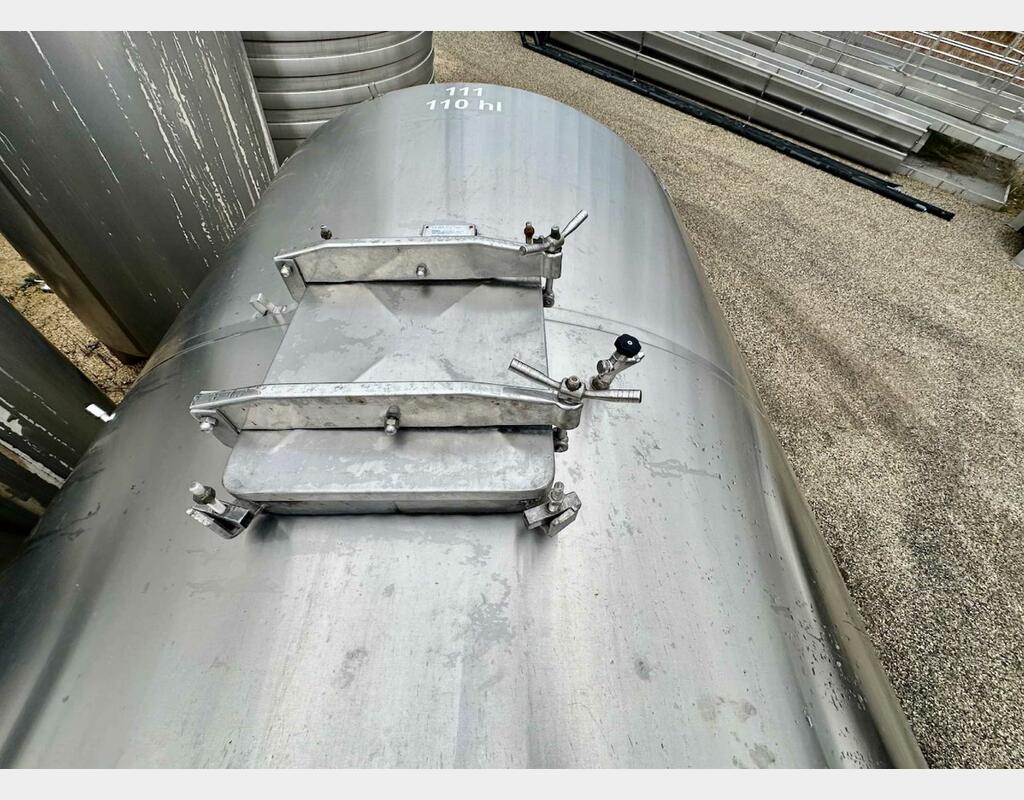 Cuve inox fermée - Thermorégulée - Stockage