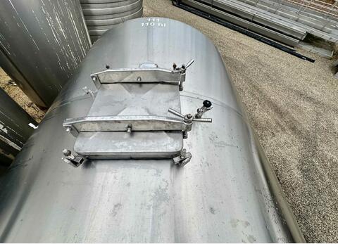 Cuve inox - Fond plat 110 HL (11 000 litres) SEDEM