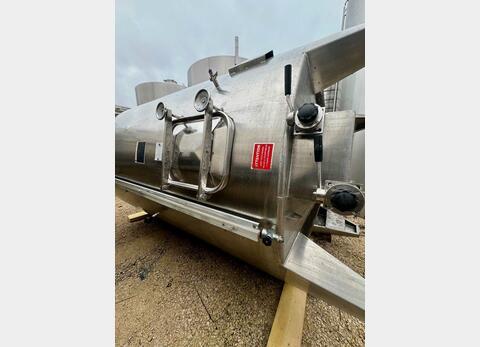 Cuve inox - Fond conique 77 HL (7 700 litres) LEJEUNE