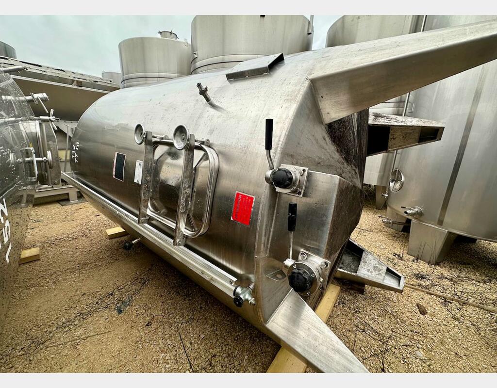 Cuve inox - Fond conique 77 HL (7 700 litres) LEJEUNE
