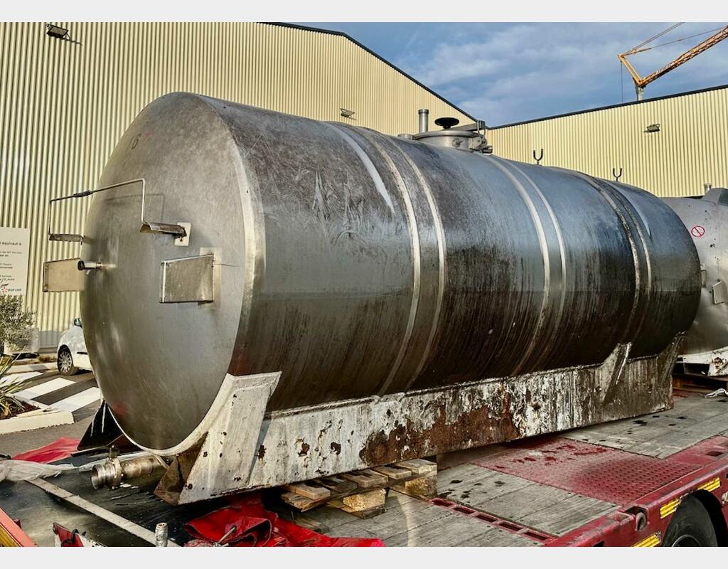 Cuve inox - Horizontale - Stockage