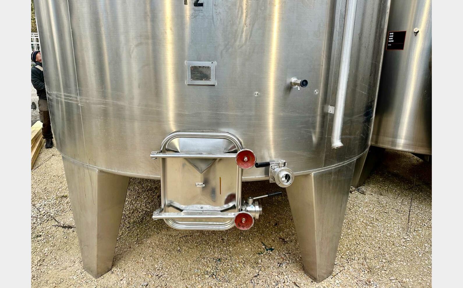 Cuve inox - Fond conique 305 HL (30 500 litres) LEJEUNE