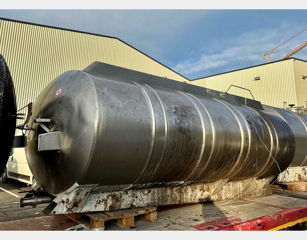 Cuve inox - Horizontale - Stockage