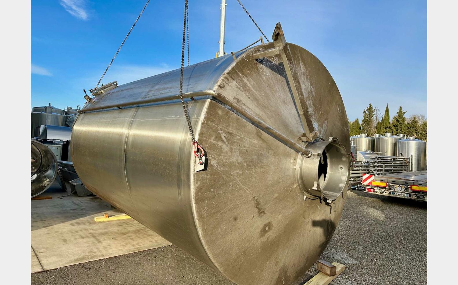 Ss tank - Conical bottom 305 HL (30,500 litres) LEJEUNE