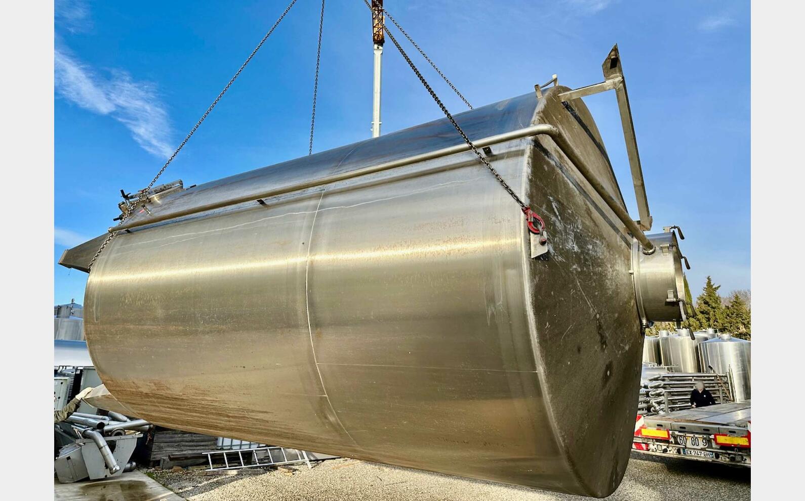 Ss tank - Conical bottom 305 HL (30,500 litres) LEJEUNE