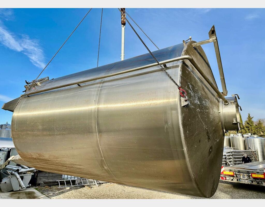 Cuve inox - Fond conique 305 HL (30 500 litres) LEJEUNE