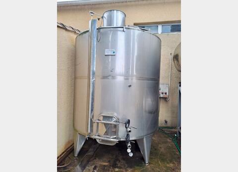 Cuve inox - Fond plat 100 HL (10 000 litres) FRACCHIOLLA