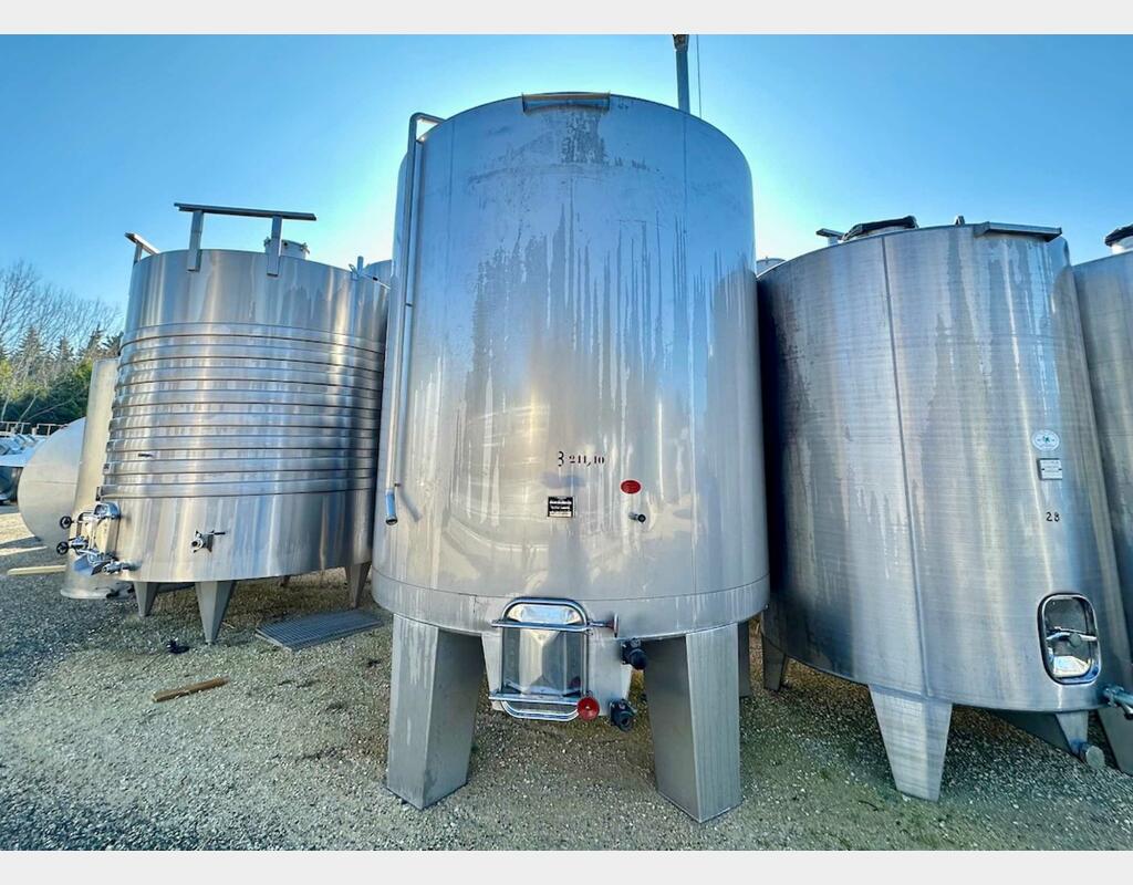 Cuve inox - Fond conique 211.10 HL (21 110 litres) DABRIGEON