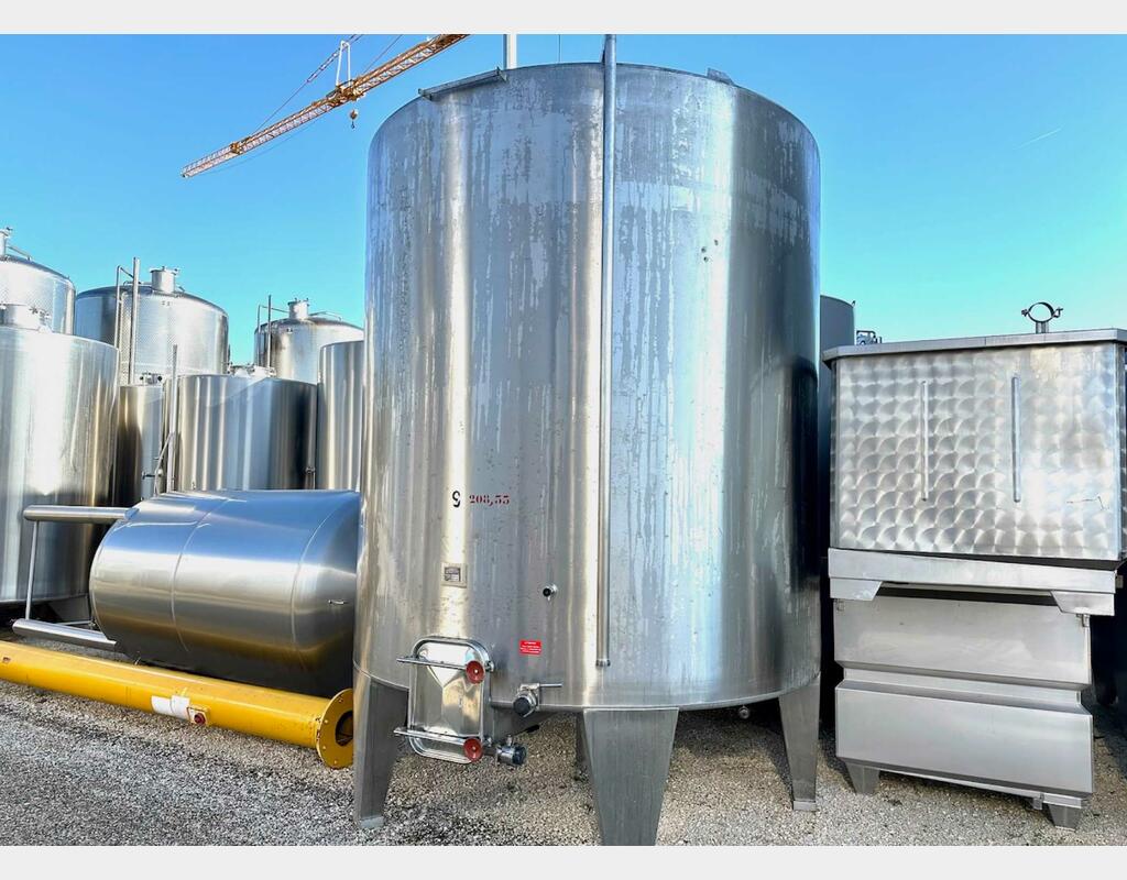 Ss tank - Conical bottom 208.33 HL (20,833 litres) LEJEUNE
