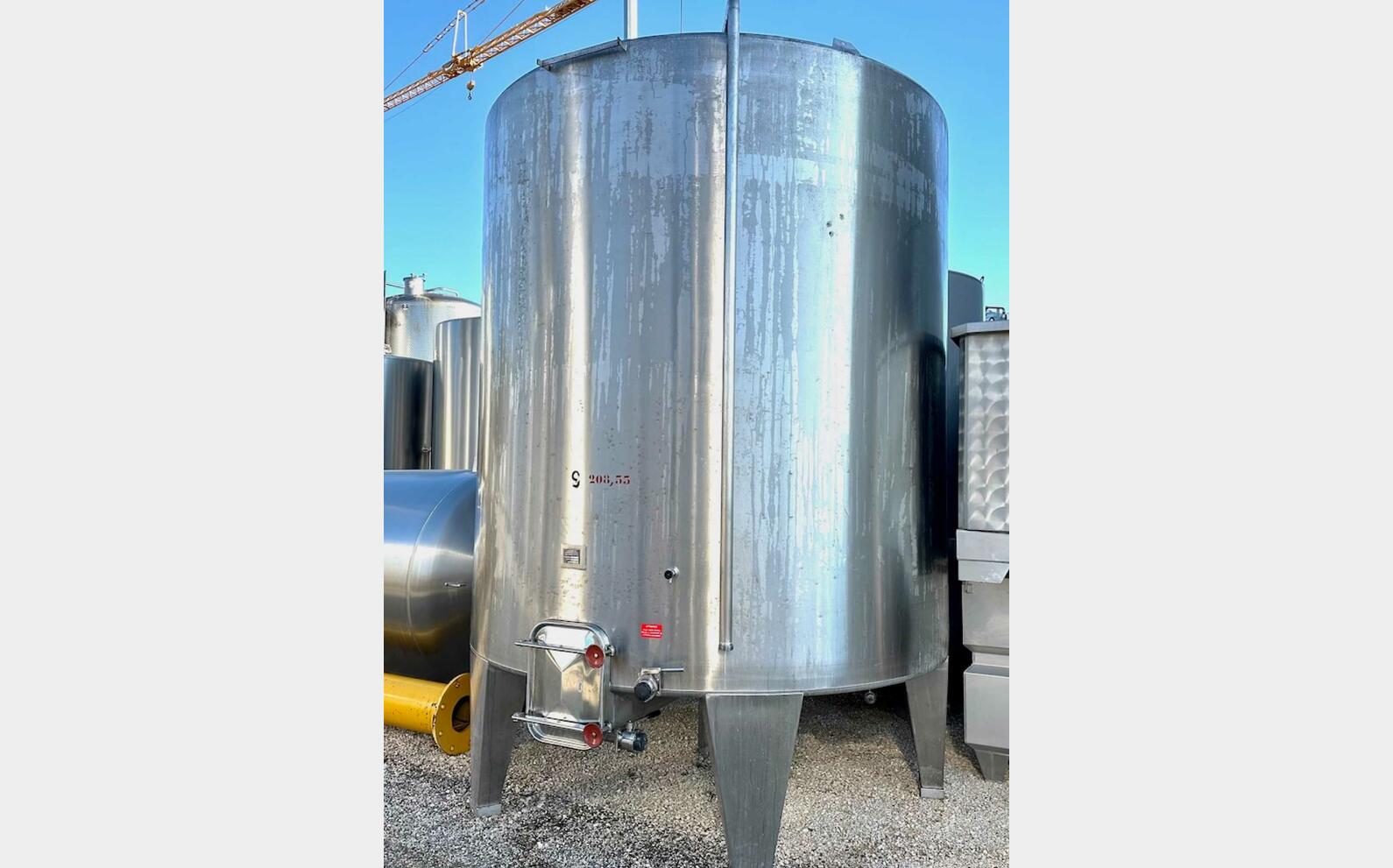 Cuve inox - Fond conique 208.33 HL (20 833 litres) LEJEUNE