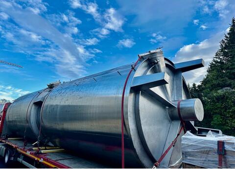 Ss tank - Conical bottom 300 HL (30,000 litres) LAGOUARDE