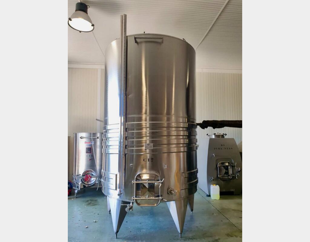 Cuve inox 304 - Circuit coquill&eacute; 100 HL (10 000 litres)