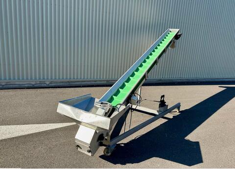Convoyeur &eacute;l&eacute;vateur &agrave; tasseaux 5.60 M (5 600 mm)