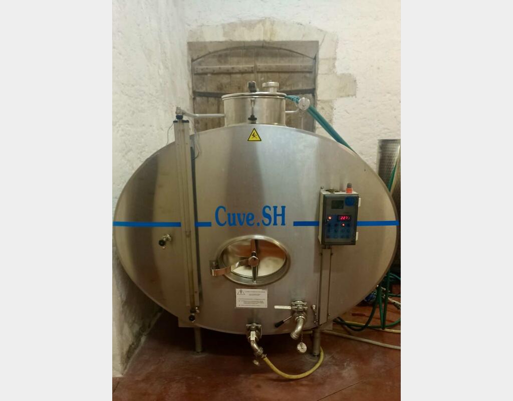 Cuve inox 316L - Type SH 30 HL (3 000 litres) SERAP