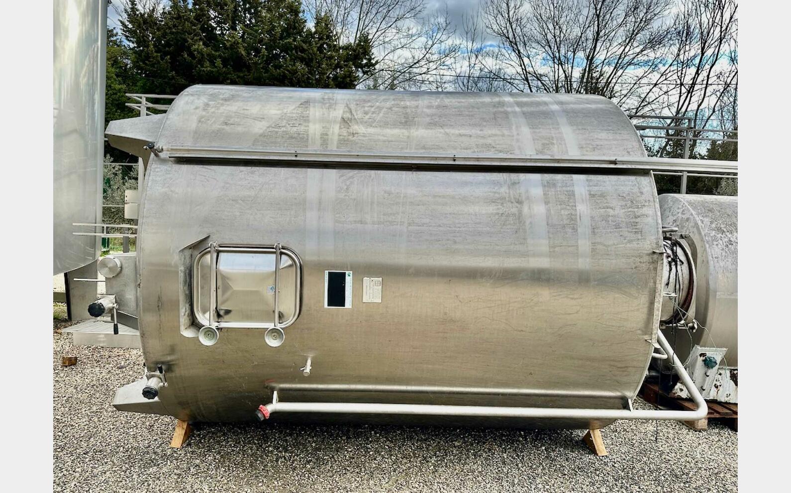 Cuve inox 316 - Fond conique 130 HL (13 000 litres) CTIA