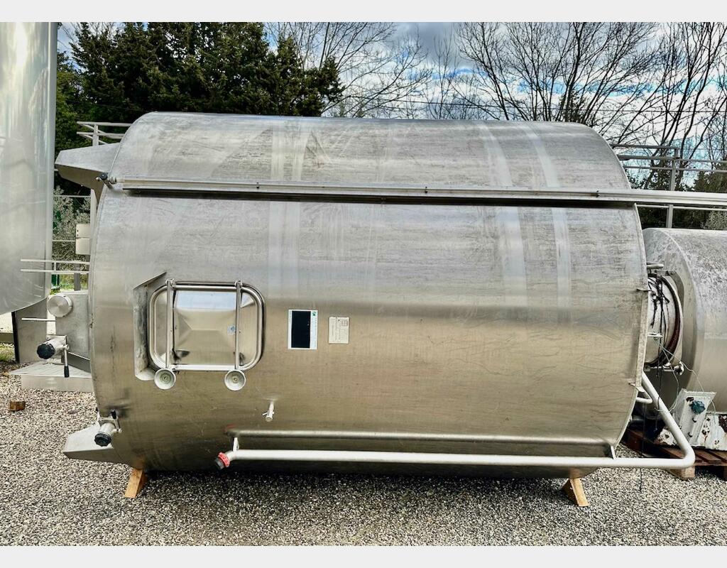 Cuve inox 316 - Fond conique 130 HL (13 000 litres) CTIA