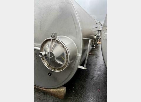 Cuve inox 304 fermée - Cylindrique verticale sur pieds