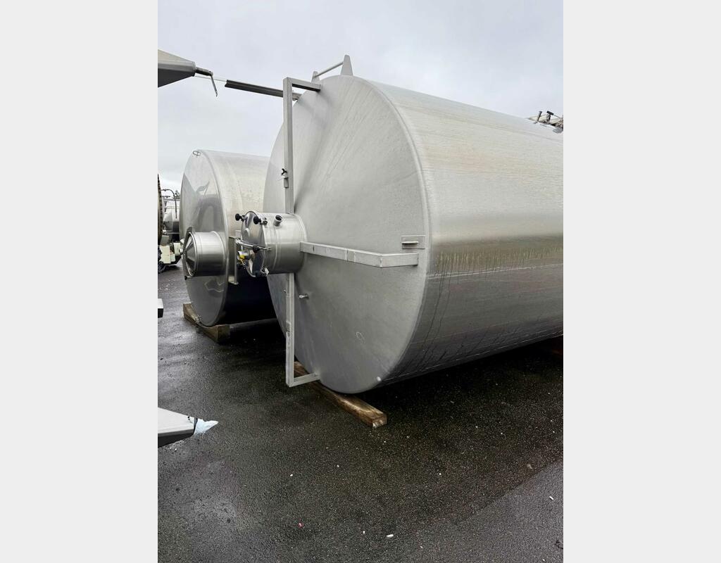 Cuve inox 304 - Fond plat 185 HL (18 500 litres) CHALVIGNAC