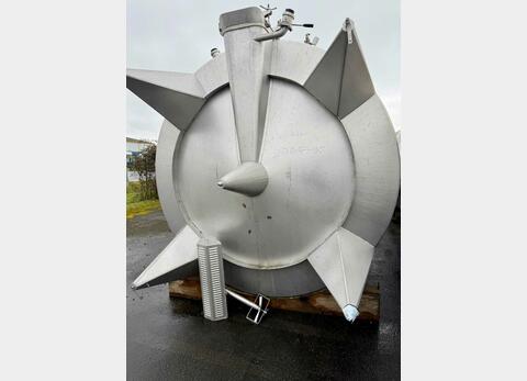 Cuve inox 304 de vinification - Fond conique - Sur pieds