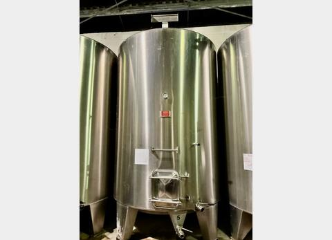 Cuve inox 304 sur pieds 125 HL (12 500 litres) CHALVIGNAC