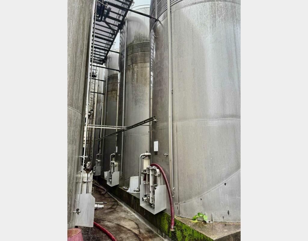 Cuve inox - Fond conique - Stockage