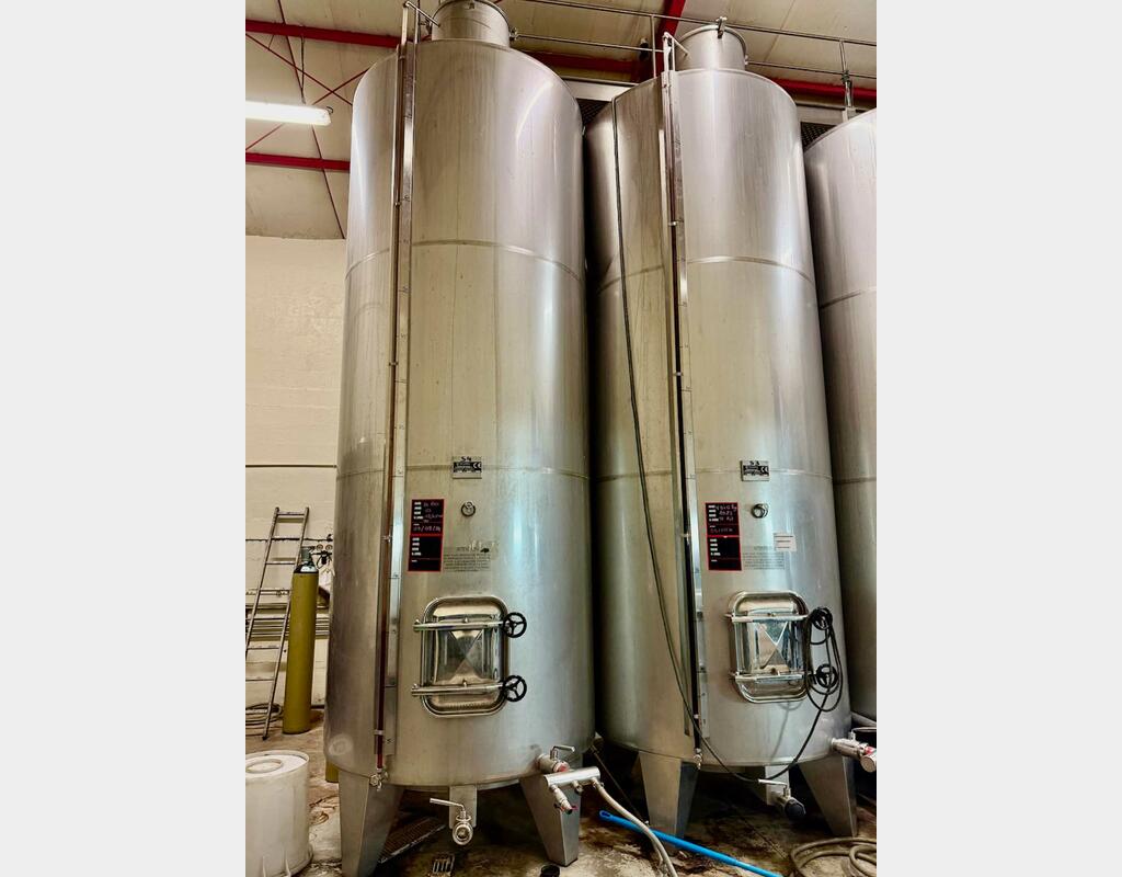 Cuve inox sur pieds - Stockage