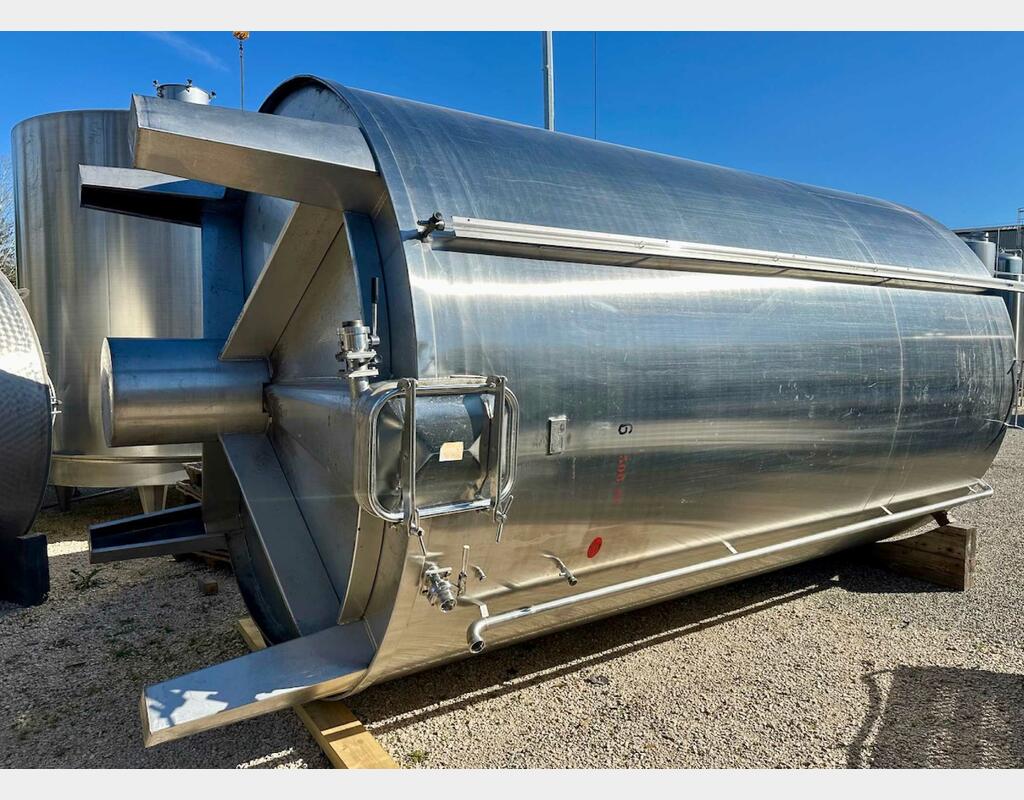 Cuve inox - Fond conique sur pieds - Stockage
