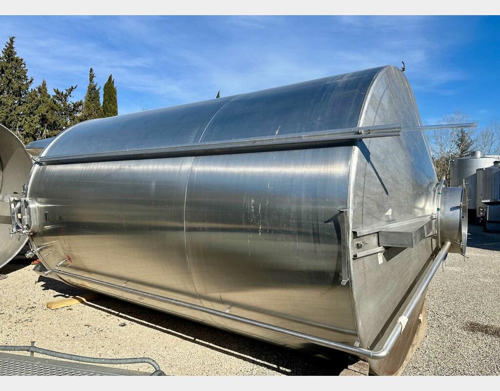Cuve inox - Fond conique sur pieds - Stockage