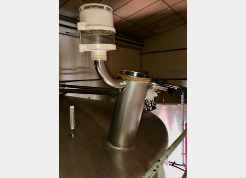 316L stainless steel tank - Agitated - Flat bottom inclined 2%