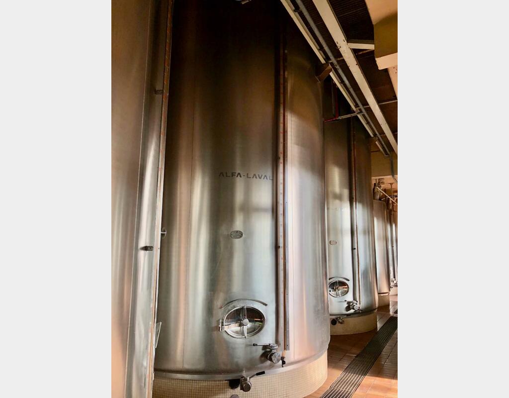 316L stainless steel tank - Agitated - Flat bottom inclined 2%