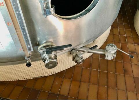 316L stainless steel tank - Agitated - Flat bottom inclined 2%