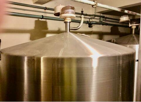 316L stainless steel tank - Vertical cylindrical - Flat bottom on feet